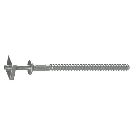 Шпилька специальная с гайкой (без цвета) Standard, оцинкованная сталь