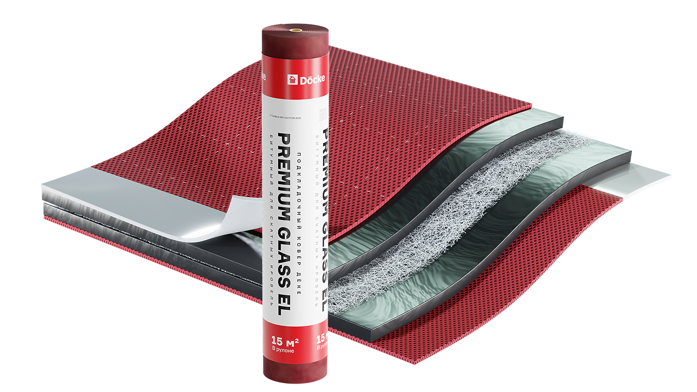 Подкладочный ковер Docke Premium Glass EL 15м