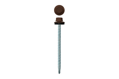 Саморез кровельный Daxmer 4,8х70 RAL 9005 (100) сверло №1
